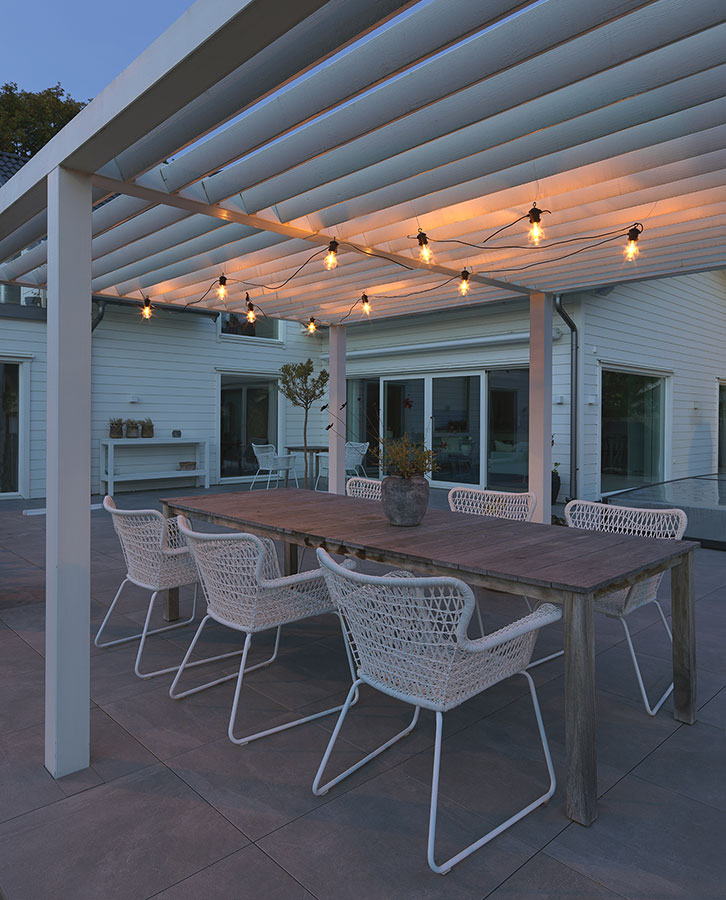 belysning pergola